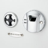 Barska Biometric Wall Safe White AX13030