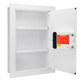 Barska Biometric Wall Safe White AX13030