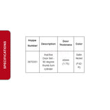 Dallas In Active Hoppe Handle Set 3870351