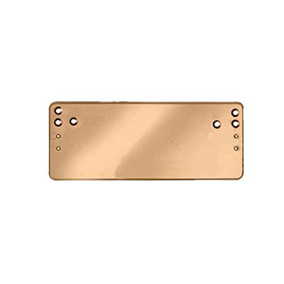 Sargent 281D-EP Drop Plate, 281 Series Door Closer Mounting Plate -Sprayed Aluminum Bronze