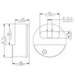 Mul-T-Lock MT5+ TR 100 "Hockey Puck" Padlock