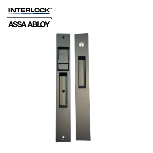 Interlock Flush Mount Sliding Door Handles