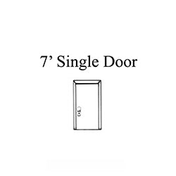 7' Single Door Multipoint Lock Kit