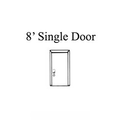 8' Single Door Multipoint Lock Kit