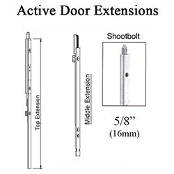 HOPPE 16mm Active Door Multipoint Lock Extensions