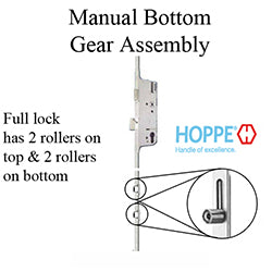HOPPE 16mm Four Roller Bottom Gear
