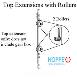 HOPPE 16mm Four Roller Top Extensions