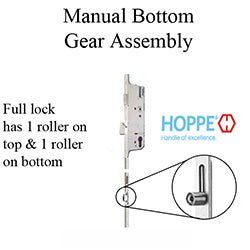 HOPPE 16mm Manual Two Roller Bottom Gear