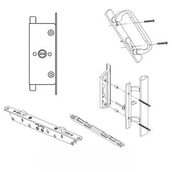 Marvin Sliding Door Locks, Keepers and Trim