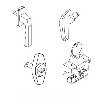 Marvin Tilt Turn, Hopper Handles and Locks