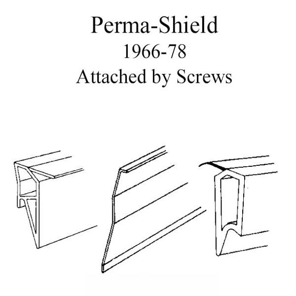 Perma-Shield Gliding Door Weatherstrip (1966-1978)