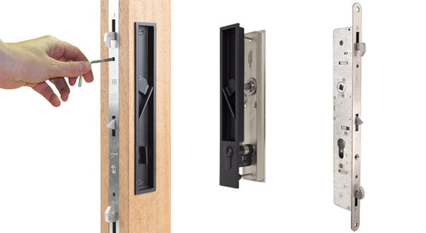 Ashford Flush Handle & Lock Set