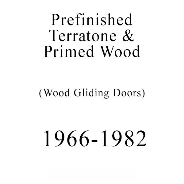 Terratone & Primed Wood Gliding Door Weatherstrip