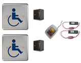 Cal-Royal 8651-KIT Basic 4.5" Square Push Plate Package, For 8600 Series