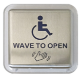 Cal-Royal 8635-SW 4.75" Square Touchless Switch (Text, Logo & Hand), For 8600 Series