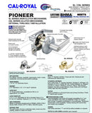 Cal-Royal SL30 Passage Lock Grade 2 Lever Lock, Pioneer SL Series