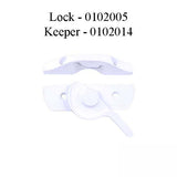 Andersen Screw Pack for Sash Lock &amp; Keeper - White