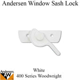 Andersen Sash Lock for 400 Series Woodwright Double Hung Window White