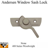 Andersen Sash Lock for 400 Series Woodwright Double Hung Window Stone