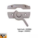 Andersen Sash Lock for 400 Series Woodwright Double Hung Window Stone