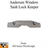 Andersen Sash Lock Keeper for 400 Series Woodwright Double Hung Window Stone