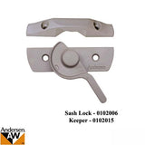 Andersen Sash Lock Keeper for 400 Series Woodwright Double Hung Window Stone