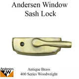 Andersen Woodwright Double Hung Windows Sash Lock - Antique Brass - SASH LOCK ONLY