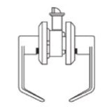 Cal-Royal SL30 Passage Lock Grade 2 Lever Lock, Pioneer SL Series