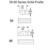 Marvin Series 50-60, Bullet Fastener Grille Clip for Round Tops direct glazed units