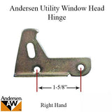 Sill Hinge - Right 7205-3, Andersen Basement / Utility Window