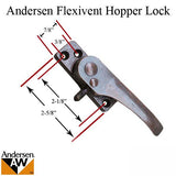 Andersen Right Hand Flexivent Hopper Lock - Bronze