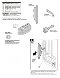 Andersen Casement Hardware Operator Handle With Lock and Lock Bezel