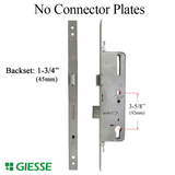 Giesse Lock Mechanism with Deadbolt, 45/92, 22mm - No Connector Plates