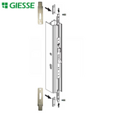 22mm Giesse 45mm Door Lock With Deadbolt 92mm Pz