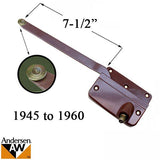 Andersen 2420 Casement Operator, 7-1/2" arm Left Hand, 1945-1960 - Bronze