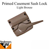 Blemished Andersen Left Hand Primed Casement Sash Lock - Light Bronze