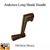 Andersen Window Crank Handle Long Shank For Primed Casement Bronze