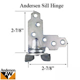 Andersen Window - Primed Casement Sill Hinge, Sill - Left