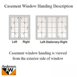 Andersen Window - Primed Casement Sill Hinge, Sill - Left