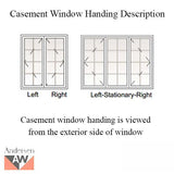 Andersen Window - Primed Casement Head Hinge, Head - Right