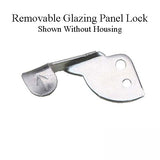 Andersen Removable Glazing Panel Wing Clips with Housing - Green