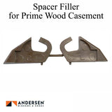 Spacer / Filler for Prime wood casement operators 1936-1960, Vinyl - Bronze