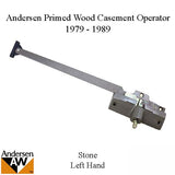 Andersen Casement Window Operator Left Primed Wood Casement Window 1979-1989