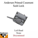 Sash Lock - Andersen Casement 1974-80, Left Hand - Stone