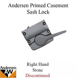 Sash Lock - Andersen Casement 1974-80, Right Hand - Stone