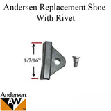 Andersen Shoe With Rivet Replacement Black Plastic Shoe For Casement Operators