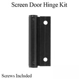 Marvin swinging screen door HINGE KIT, Black