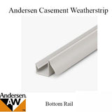 Andersen Primed Casement Windows, Weatherstrip Bottom Rail - Unit NO. WX1(77)