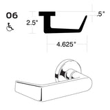 Schlage  L9010 06A Passage Latch Mortise Set, 06 Lever, A Rose