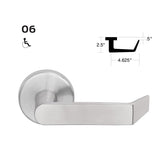 Schlage L9040 06A OS-OCC Privacy Mortise Lock with VACANT/OCCUPIED Indicator, 06 Lever, A Rose